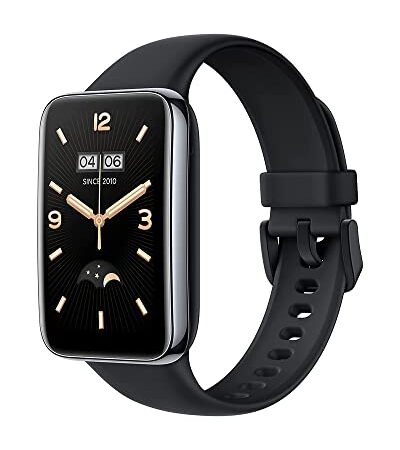 Xiaomi Smart Band 7 PRO, Smart Watch Uomo con Display AMOLED da 1,64", Orologio Bluetooth con GPS Cardiofrequenzimetro Donna, 110 modalità Sportive Resistenza all'Acqua di 5 ATM Fitness Watch, Nero