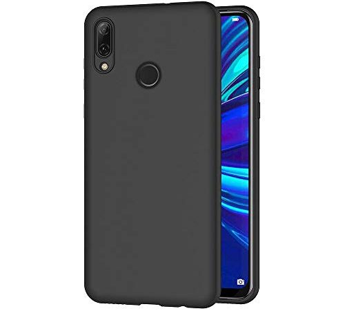 AICEK Cover per Huawei P Smart 2019, Cover P Smart 2019 Nero Silicone Case Molle di TPU Sottile Custodia per Huawei P Smart 2019 (6.21 Pollici)