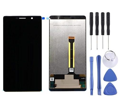 Assemblaggio Completo di Schermo e digitalizzatore LCD per Nokia 7 Plus / E9 Plus (Nero)