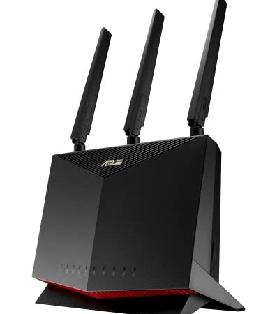 ASUS 4G-AC86U 4G-LTE Modem Router Cat. 12 600Mbps Dual-Band AC2600 , Supporta Rete Ospiti con Captive Portal, Lifetime Free Aiprotection Pro Internet Security, MU-MIMO