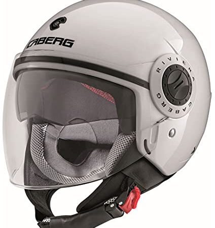 Caberg Riviera V3 C6FA00A1 Casco Moto, Blanco, XS