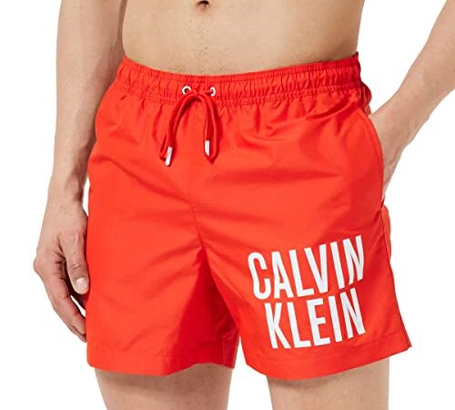 Calvin Klein Medium Drawstring, Pantaloncini, Uomo, Cajun Red, M