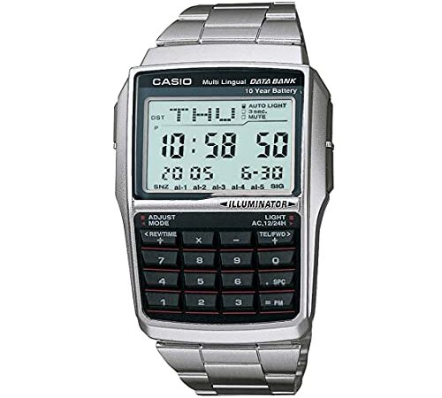 Casio Orologio Digitale Uomo con Cinturino in Acciaio Inox DBC-32D-1AES