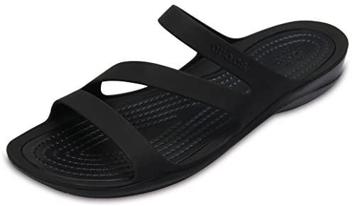 Crocs Swiftwater Sandal W, Sandali Donna, Nero, 39/40 EU