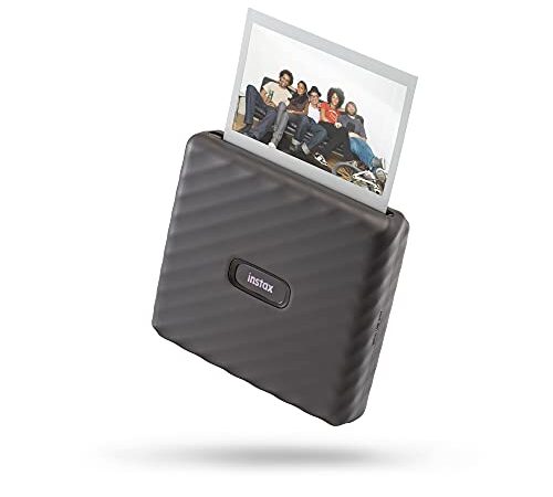 Fujifilm Instax LINK WIDE Stampante per Smartphone, Wide, Panoramico, Grigio (Mocha Gray)