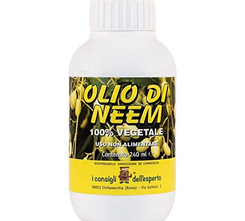 i Consigli dell'Esperto Olio di NEEM ad Uso Non Alimentare, 240 ml (Confezione da 1)