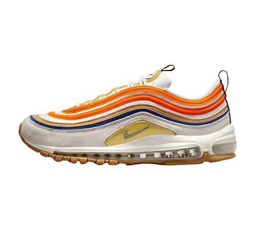 Nike Air Max 97 SE, Summit White/Safety Orange/Lemon Wash/Nero, 42