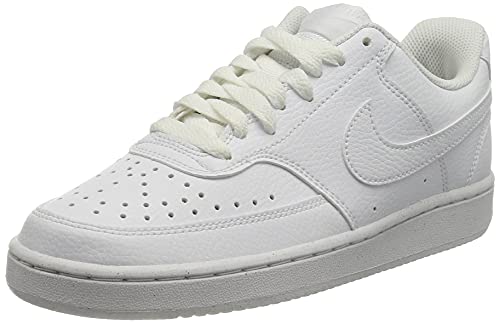 Nike Court Vision Lo Be, Scarpe da Passeggio Donna, Bianco (White/White-White), 38 EU