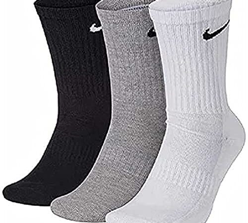 Nike Everyday Cushioned - Calzini unisex (confezione da 6), Unisex - Adulto, Calzini, SX7664, multicolore, X-Large