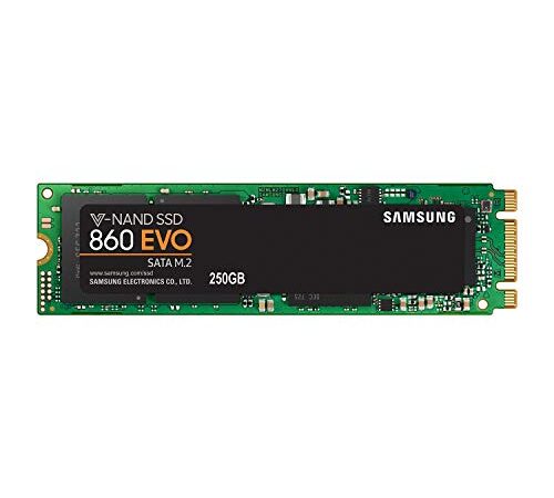 Samsung Memorie MZ-N6E250 860 EVO SSD Interno da 250 GB, SATA, M.2