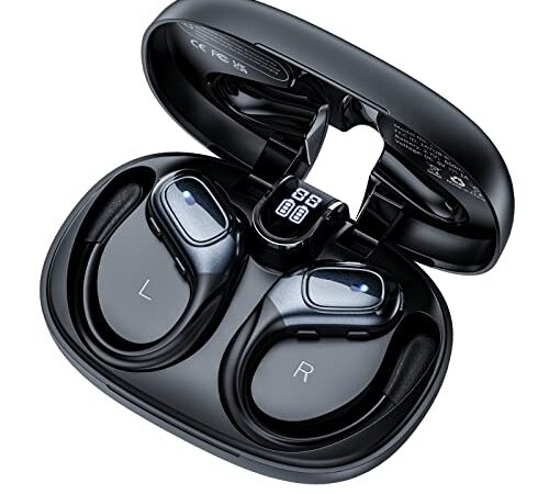 Ulfsaar Cuffie Bluetooth Sport, 2023 Auricolari Bluetooth 5.3 Cuffie Wireless con 90 Ore, Cuffie Senza Fili con IP7 Impermeabile, Vestibilità Comoda, HiFi Stereo, Bassi Potenziati per iOS Android