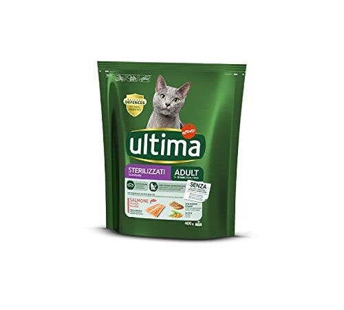 Ultima Cibo per Gatti Sterilizzati Adulti con Salmone, 400 g