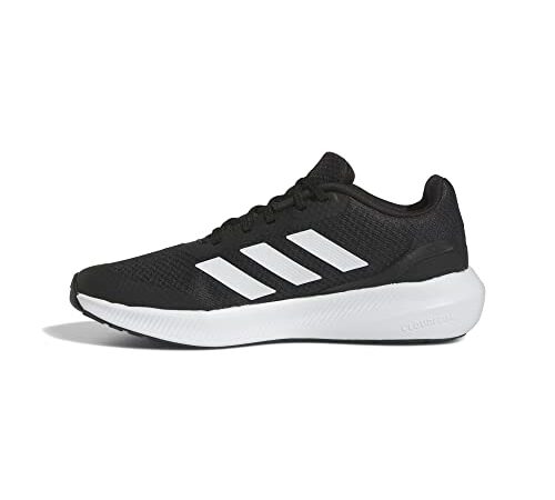 adidas RunFalcon 3 Lace, Shoes-Low (Non Football), Core Black/Ftwr White/Core Black, 40 EU