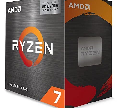 Amd Ryzen 7 5800X3D Box, ‎Grigio ceramica, ‎4 x 4 x 0.6 cm, 99.22 grammi