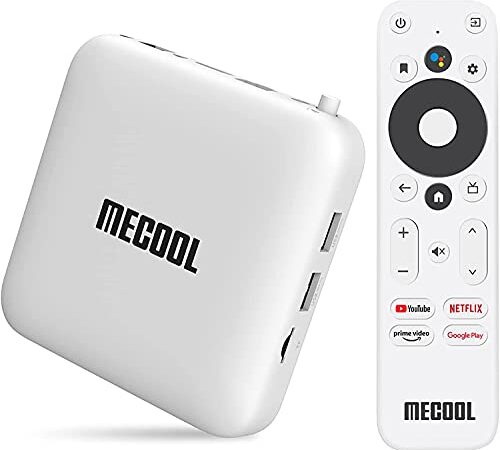 Android TV Box 10.0 KM2 Android TV con Netflix Certificato Amlogic S905X2-B TV BOX Android 4K Certificato Google 2G DDR4 8G EMMc BT 4.2 Smart Box TV Android Dolby Audio