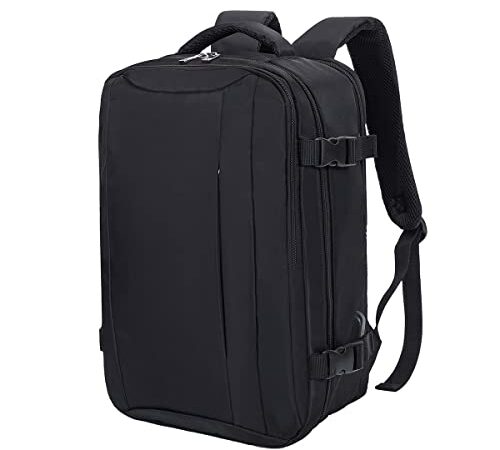 Bagaglio a Mano 40x20x25 per Ryanair Zaino Donna e Uomo da Viaggio Aereo 14 Pollici Zaino Porta PC con Caricatore USB Impermeabile, Casual per Lavoro Scuola Trekking