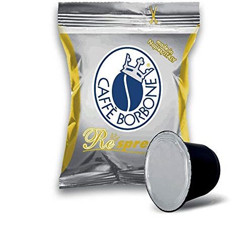 Caffè Borbone Respresso, Miscela Oro - 200 Capsule - Compatibili con le Macchine ad uso domestico Nespresso®* (2 confezioni da 100)