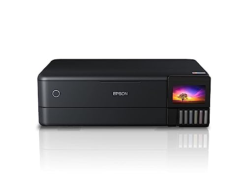 Epson EcoTank ET-8550 Stampante Fotografica per Appassionati Creativi, Formato A3+ Ultraconveniente, Inchiostri a 6 Colori, Gestione dei Supporti a 5 vie, Wi-Fi Direct ed Ethernet, Touchscreen