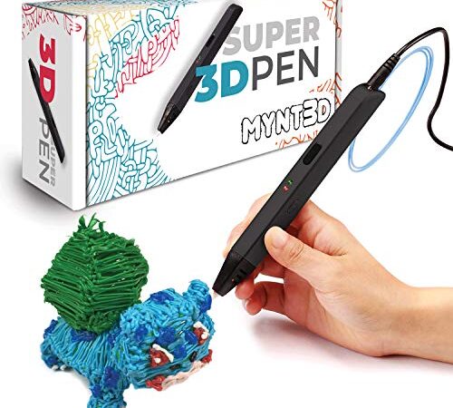 MYNT3D Penna Super 3D, penna per stampa 3D compatibile con ABS da 1,75 mm e PLA