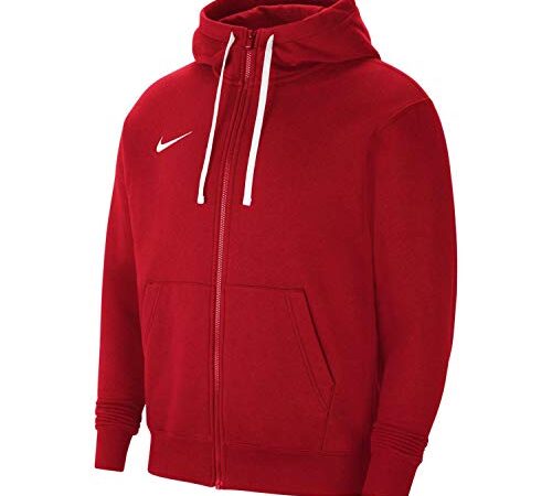 Nike Team Club 20, Felpa con Cappuccio, Uomo, Rosso (University/Bianco), M