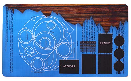 OliveGames Keyforge Compatible Playmat - Key Blueprints