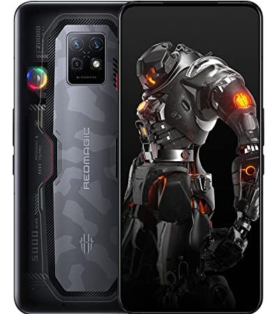 REDMAGIC 7S Pro 120Hz Gaming Cellulare, 5G Android Smartphone, 18GB RAM+512GB ROM, Snapdragon 8+ Gen 1, 6.8" AMOLED Schermo, 5000mAh 65W Gaming Telefono, 64MP Fotocamera, Dual-Sim Nero&Trasparente