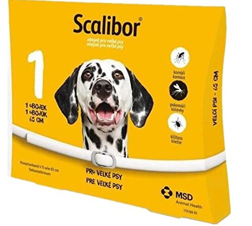 Scalibor Cat - Dog Neck Protection Necklace Anti-Flea- Insect Size 48cm -65cm (65cm)