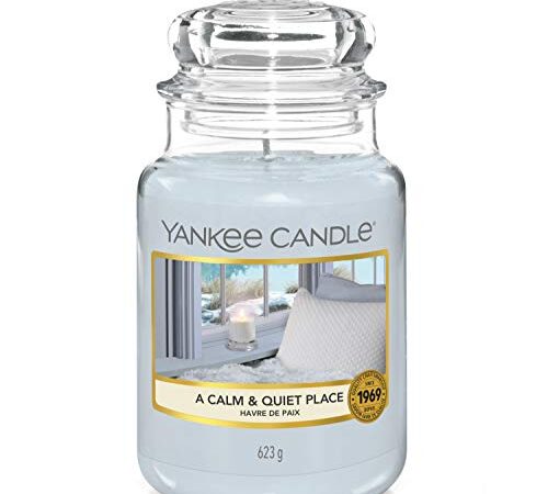 Yankee Candle Candela profumata in giara grande | Un posto calmo e tranquillo | Durata Fino a 150 Ore | regalo perfetto per le donn