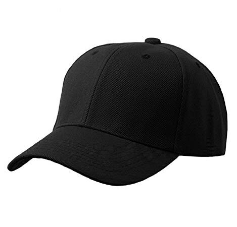 Yuson Girl Cappello Unisex del Cotone Berretto da Baseball delle Ragazze dei Ragazzi Snapback di Hip Hop Cappello Piatto, Cappello Uomo (AA-Nero)